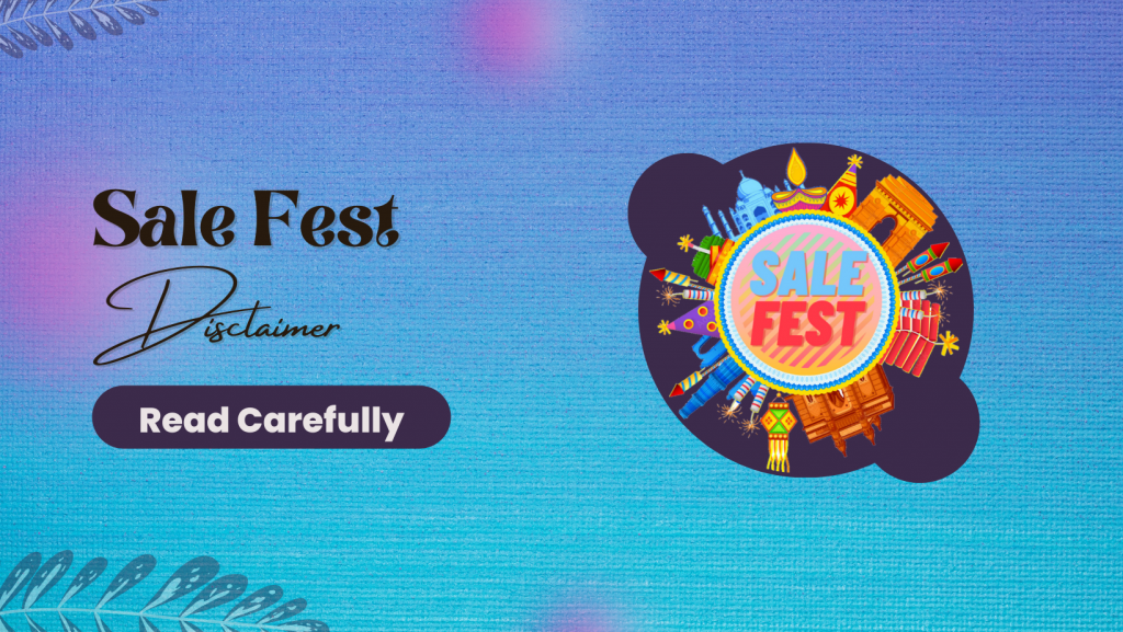 salefest disclaimer